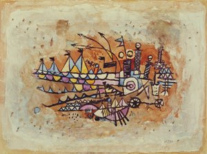 Havnescene af Paul Klee