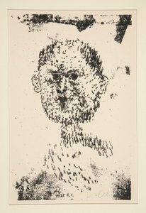 Head (Kopf) - Bearded Man (Baertiger Mann) af Paul Klee