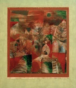 Hytte på bjerget af Paul Klee