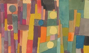 I stil med Kairouan, overført til det moderate. 1931 af Paul Klee