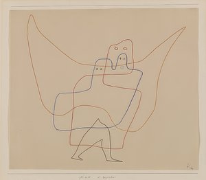 I Engelshut. 1931 af Paul Klee