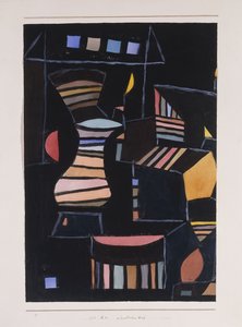 Kunstig gårdhave af Paul Klee