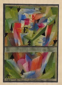 Landskab nær E. i Bayern, 1921. af Paul Klee