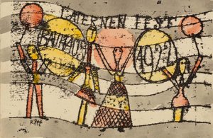 Lanternefestival Bauhaus 1922, 1922. af Paul Klee
