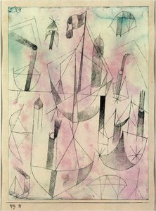 Lille dampbådsfantasi af Paul Klee