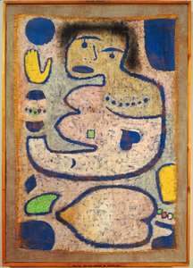 Kærlighedssang under nymånen (maleri på lærred) af Paul Klee