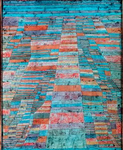 Hovedvej og sideveje Maleri af Paul Klee (1879-1940) 1929 søn. 83x67 cm Köln, Museum Ludwig af Paul Klee