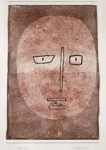 Maske med tre tænder af Paul Klee