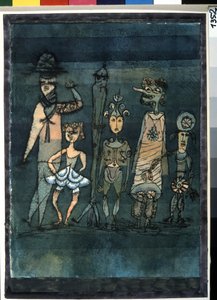 Masker. Paul Klee Maleri (1879-1940) af Paul Klee