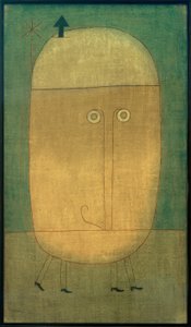 Paul Klee, Frygtens maske / maleri, 1932 af Paul Klee