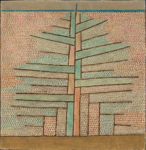 Fyrretræ af Paul Klee