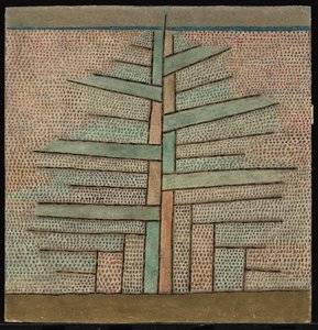 Fyrretræ, 1932 af Paul Klee