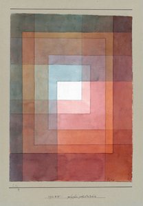 Polyfonisk hvid (Blanc polyphoniquement serti) af Paul Klee