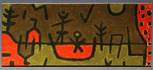 Dam i parken af Paul Klee