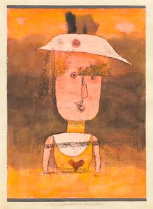 Portræt af fru P. i syd af Paul Klee