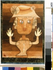 Dukke. Maleri af Paul Klee (1879-1940) af Paul Klee