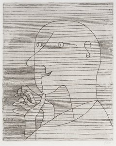 Beregner gammel mand af Paul Klee