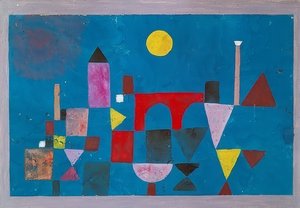 Den røde bro. 1928 af Paul Klee