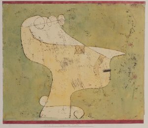 Skarp profil af Paul Klee