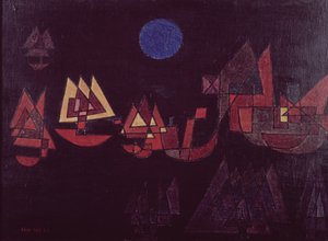 Skibe i mørket af Paul Klee