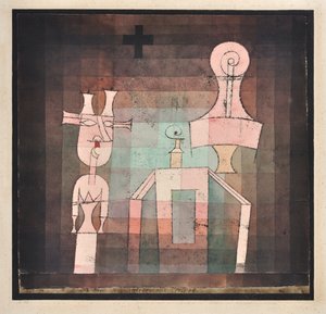 Stilleben med skulpturer Stilleben med skulpturer, 1923. af Paul Klee