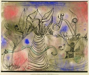 Stilleben med slange af Paul Klee