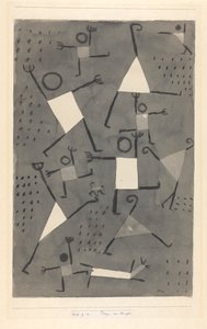 Danse forårsaget af frygt, 1938. af Paul Klee