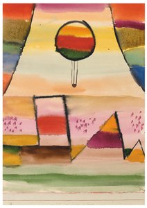 Ballonen i vinduet, 1929. af Paul Klee
