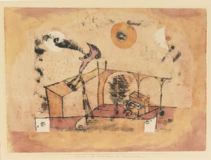 The Heroic Tenor As a Concert Singer, 1922 af Paul Klee