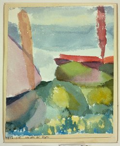 Havet i regnen af Paul Klee