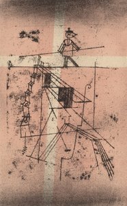 The Tight Rope Walker Seiltänzer, 1923. af Paul Klee