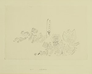 Tårnet modstår angreb af Paul Klee