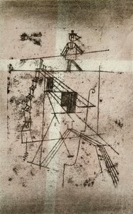 Tightrope Walker; Seiltanzer (Kornfeld 95 IV b) af Paul Klee