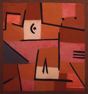 Udsigt fra rødt af Paul Klee