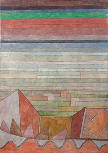 Udsigt til det frugtbare land af Paul Klee