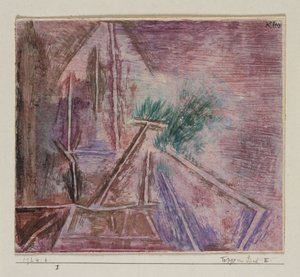 Stier i sandet II af Paul Klee