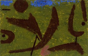 Hvad skete der i bunden af Chamonix af Paul Klee