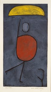 Med en paraply, 1939. af Paul Klee