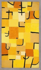 Tegn i gult. 1937 af Paul Klee