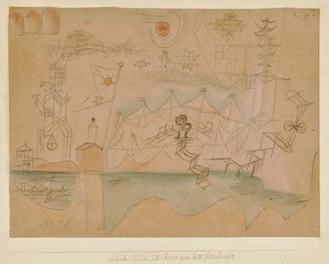 Tegning til bådudlejningsfirmaet. 1918, 204 af Paul Klee