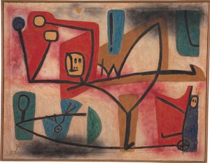 Cockiness Exuberance, 1939. af Paul Klee