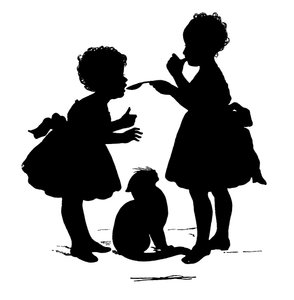 Silhouette af Paul Konewka (litho)