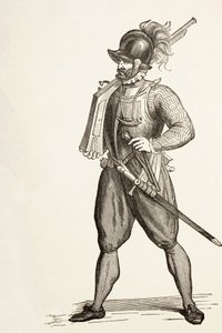 Arquebusier fra det 16. århundrede. af Paul Lacroix
