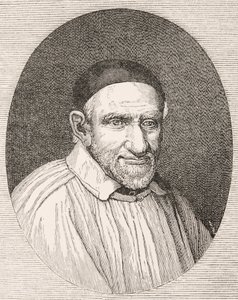 Sankt Vincent de Paul 1581 - 1660. Fransk katolsk præst og helgen. Efter et værk af Simon Francois. af Paul Lacroix