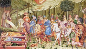Dødens triumf, Fresko i Campo-Santo, Pisa, Italien, tilskrevet Francesco Traini. af Paul Lacroix