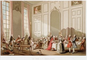 Den engelske stil, "" 1700-tallet - Institutioner: brug og kostumer, Frankrig 1700-1789" af Paul Lacroix