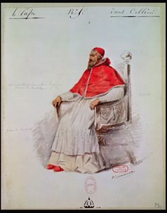 Kostumedesign til pave Clemens VII i 