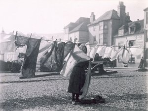 Vasketøjsudbringning, Hastings Old Town
