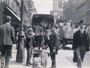 Sherbet- eller vandsælger i Cheapside, 1893
