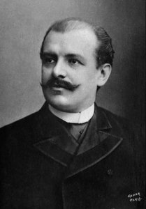 Jean de Reszke (1850-1935), polsk sanger fotograferet af Paul Nadar mellem 1885 og 1900, hentet fra samlingen Felix Potin, 500 nutidige berømtheder, operasangere og det dramatiske Frankrig
